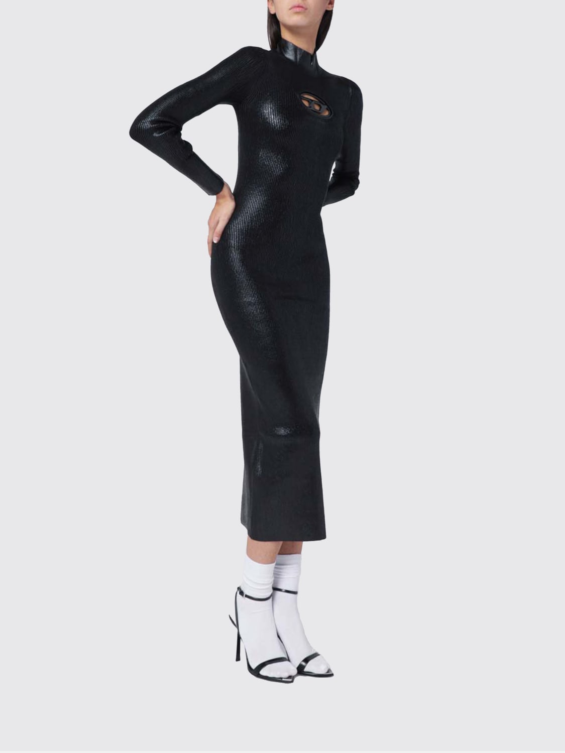 DIESEL DRESS: Dress woman Diesel, Black - Img 3