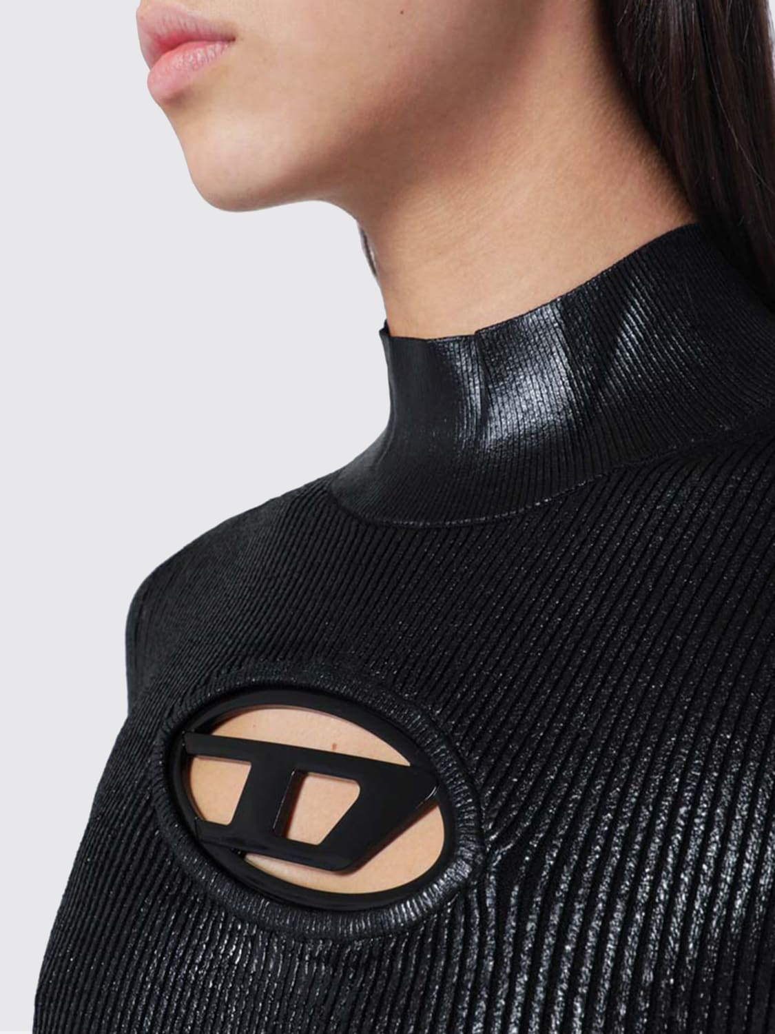 DIESEL DRESS: Dress woman Diesel, Black - Img 4