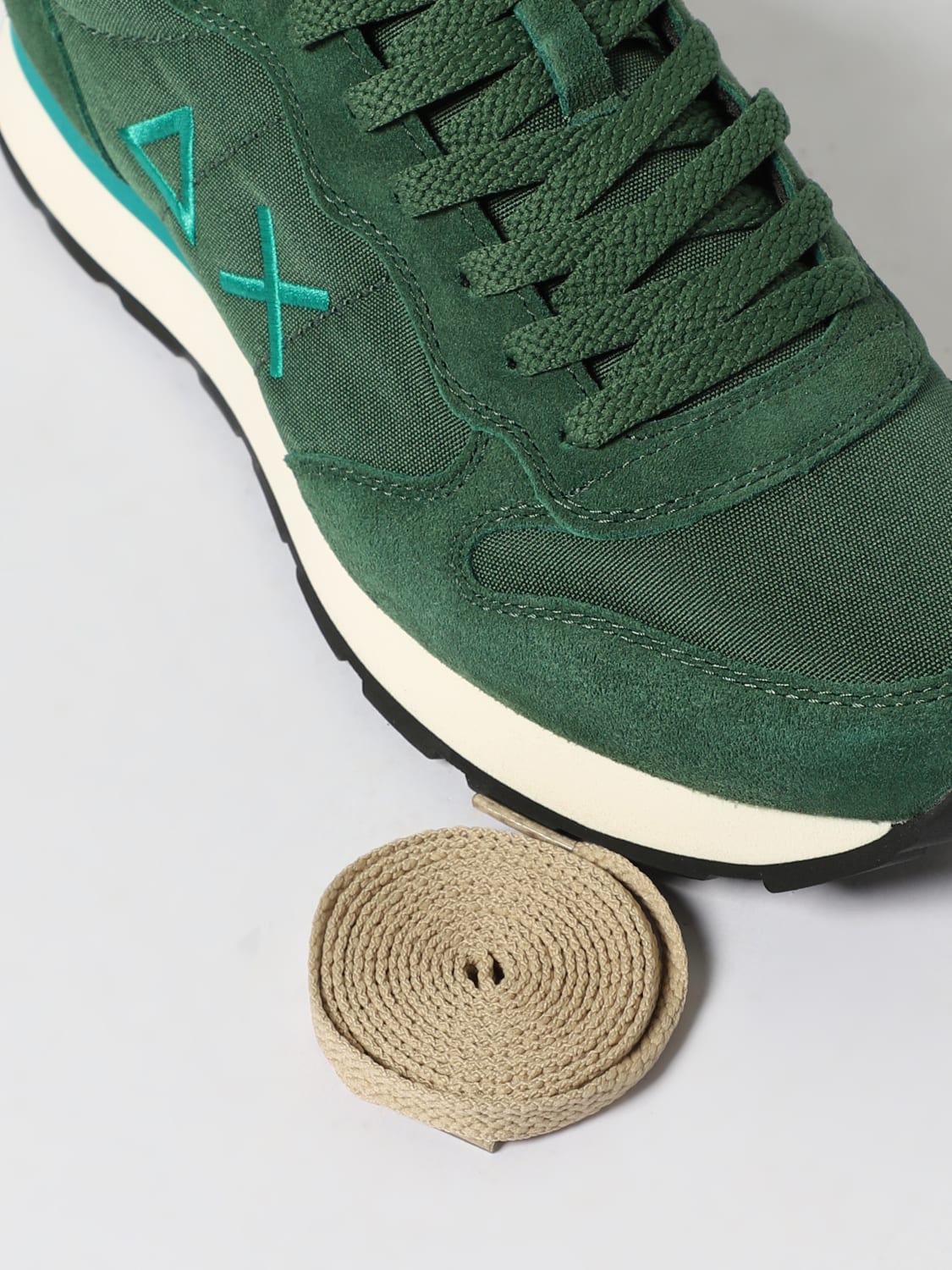 SUN68 运动鞋: 运动鞋 男士 SUN68, 绿色 - Img 4