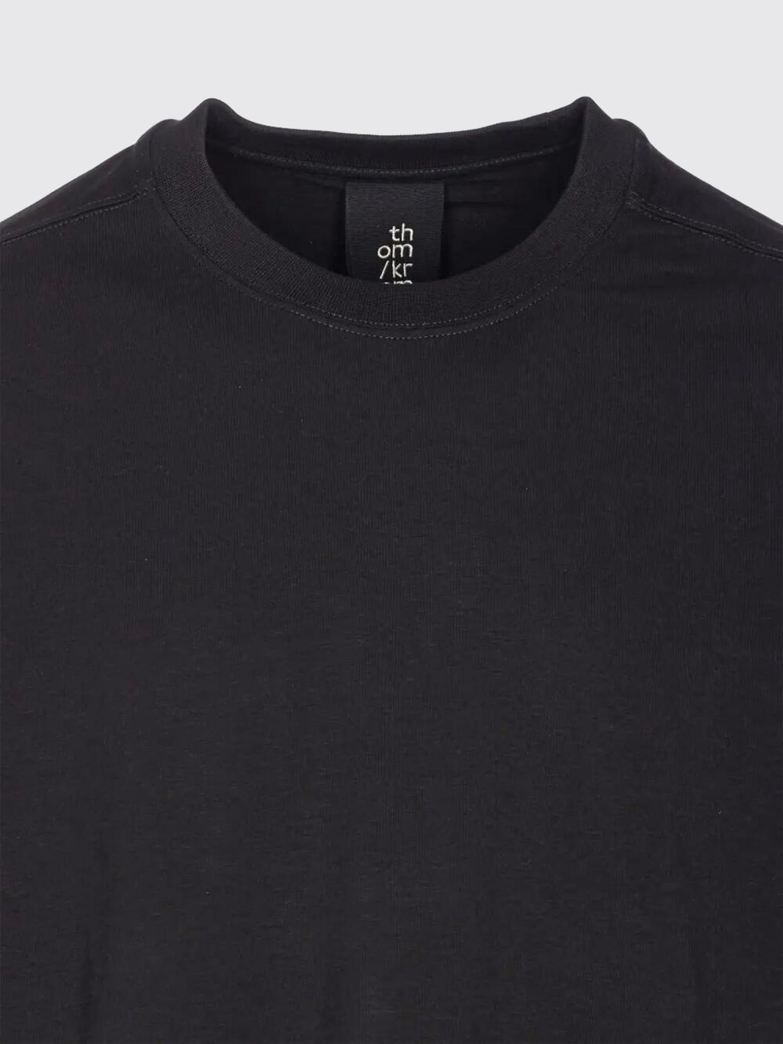 THOM KROM T-SHIRT: T-shirt men Thom Krom, Black - Img 3