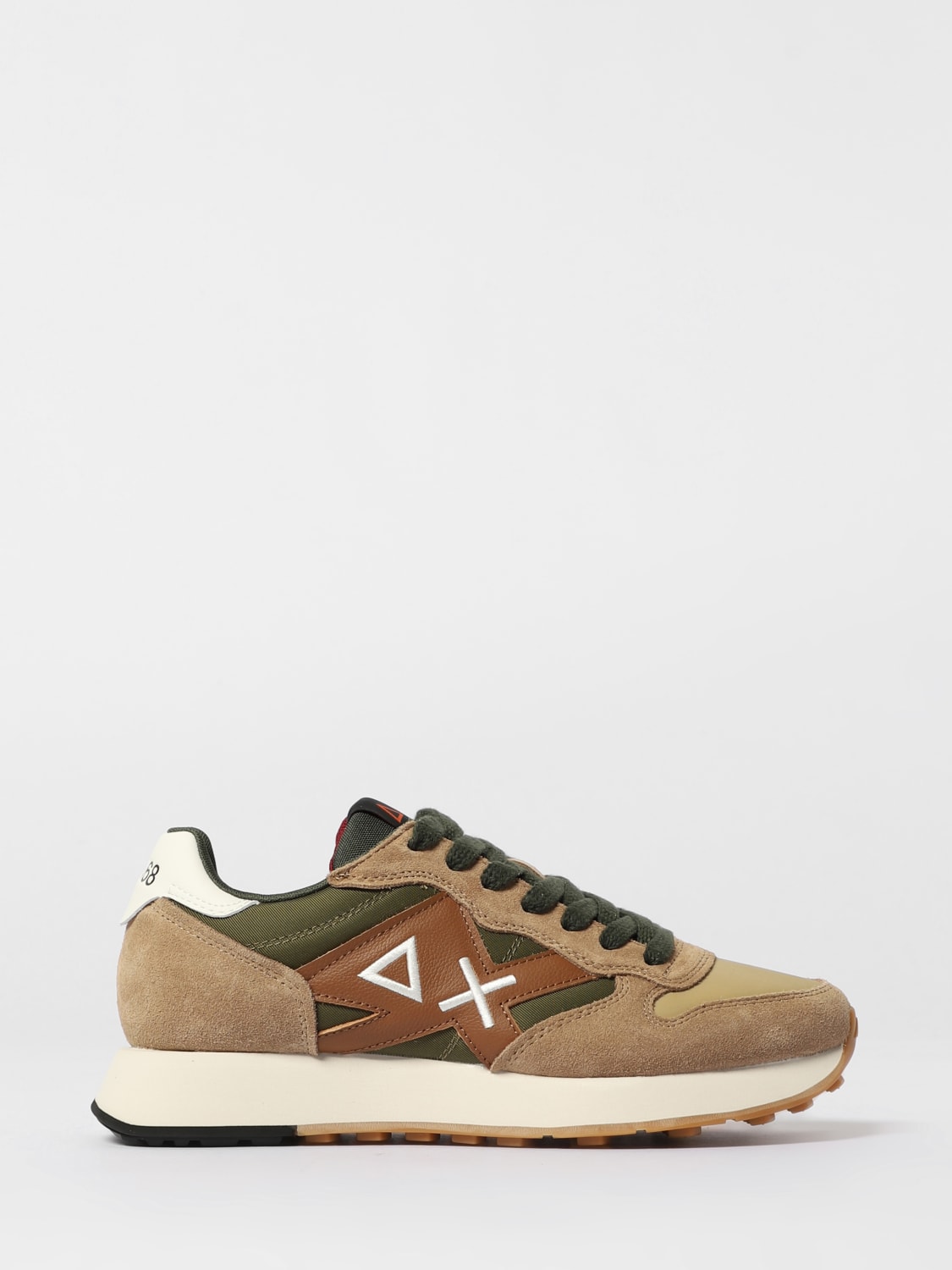 SUN68 SNEAKERS: Sneakers men SUN68, Beige - Img 1