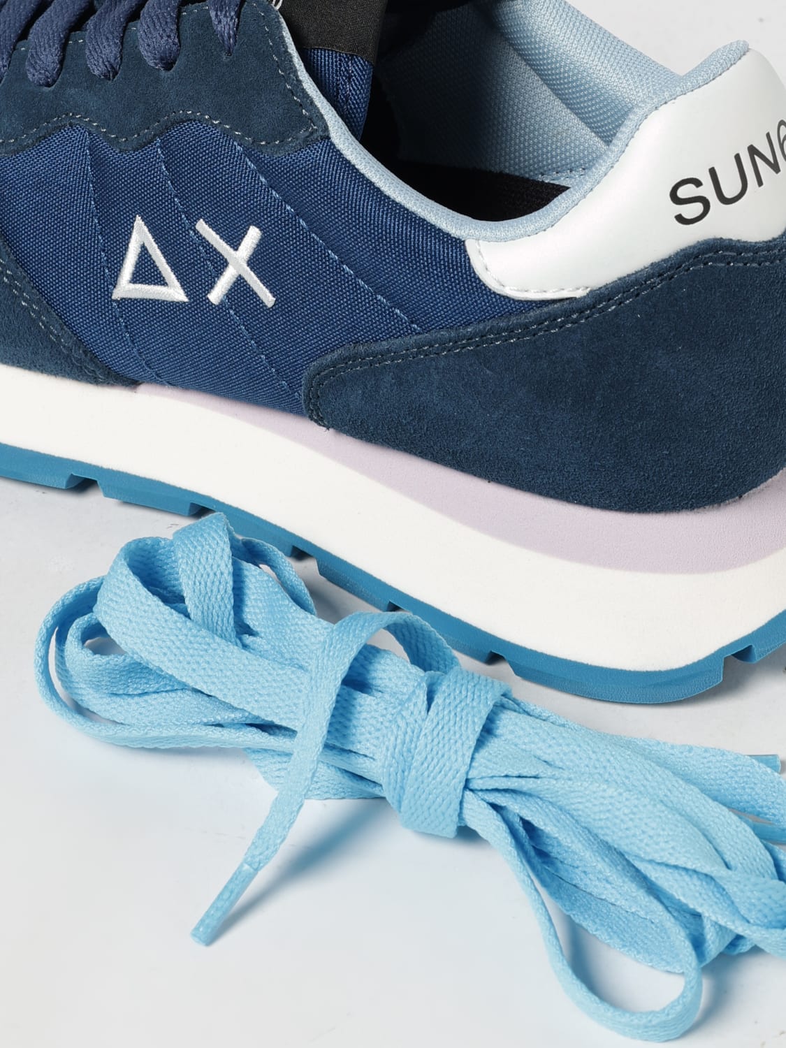 SUN68 BASKETS: Baskets femme SUN68, Bleu Pétrole - Img 4