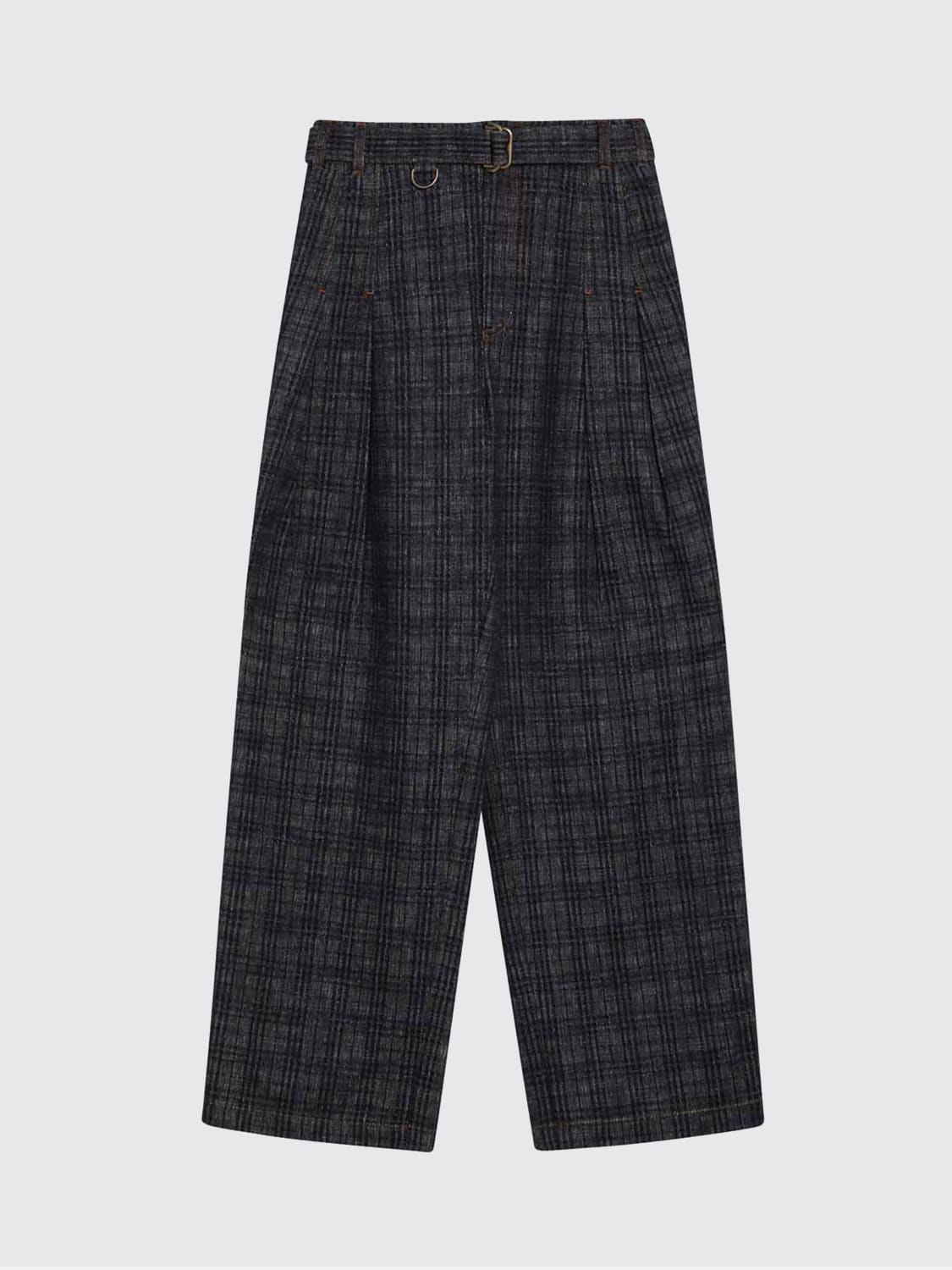 BURBERRY PANTS: Pants woman Burberry, Indigo - Img 1