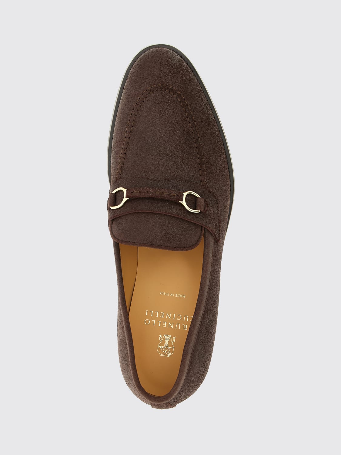 BRUNELLO CUCINELLI MOCASINES: Zapatos de cordones hombre Brunello Cucinelli, Marrón - Img 4