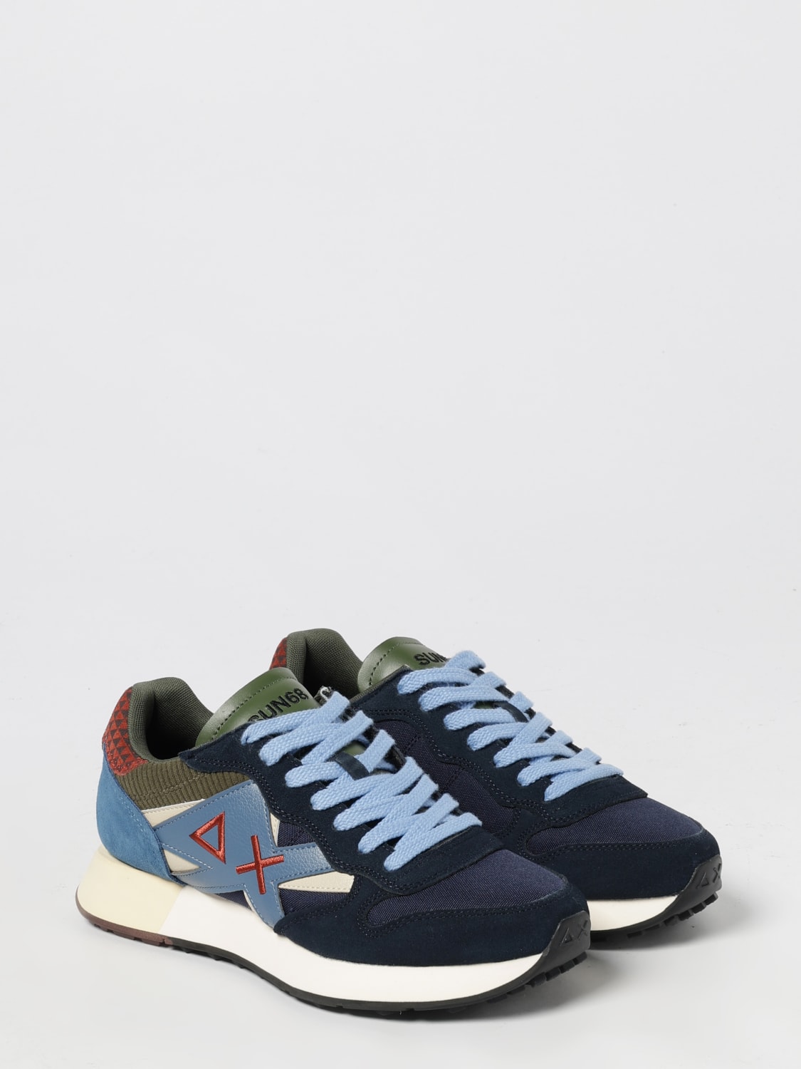 SUN68 SNEAKERS: Sneakers men SUN68, Blue - Img 2