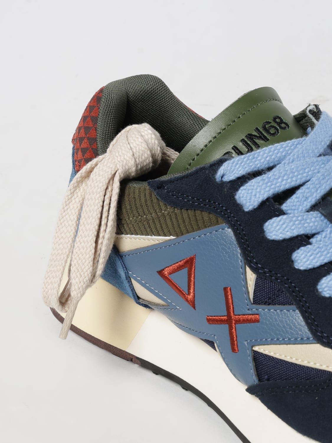 SUN68 SNEAKERS: Sneakers men SUN68, Blue - Img 4