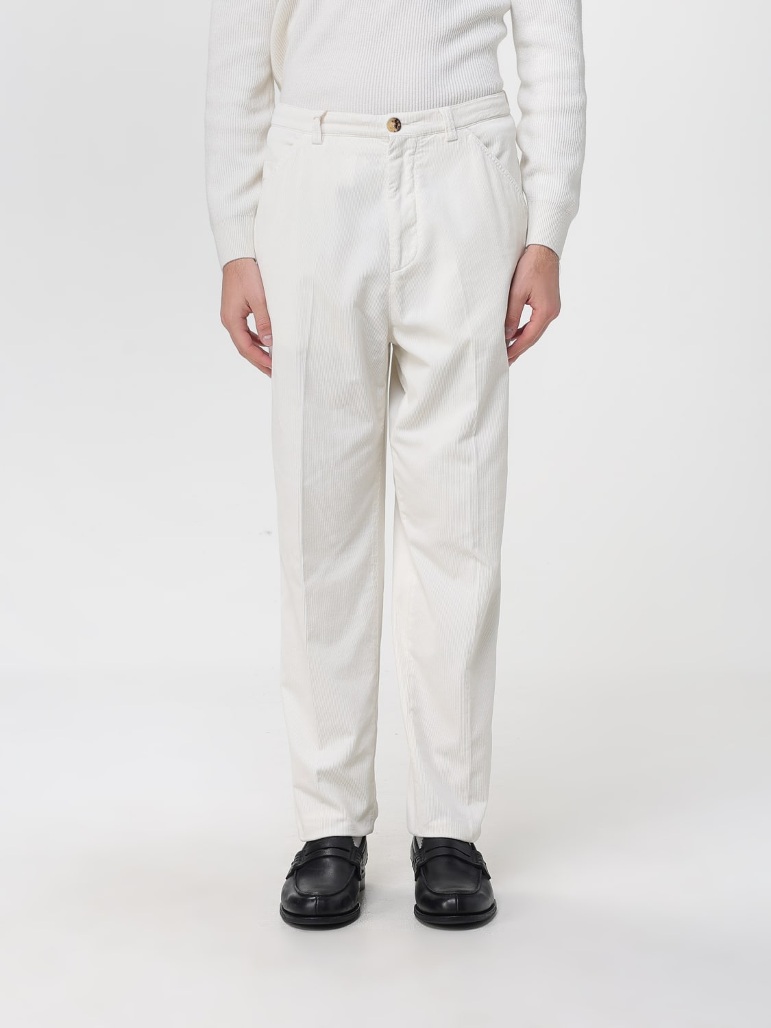 BRUNELLO CUCINELLI PANTS: Pants men Brunello Cucinelli, White - Img 1
