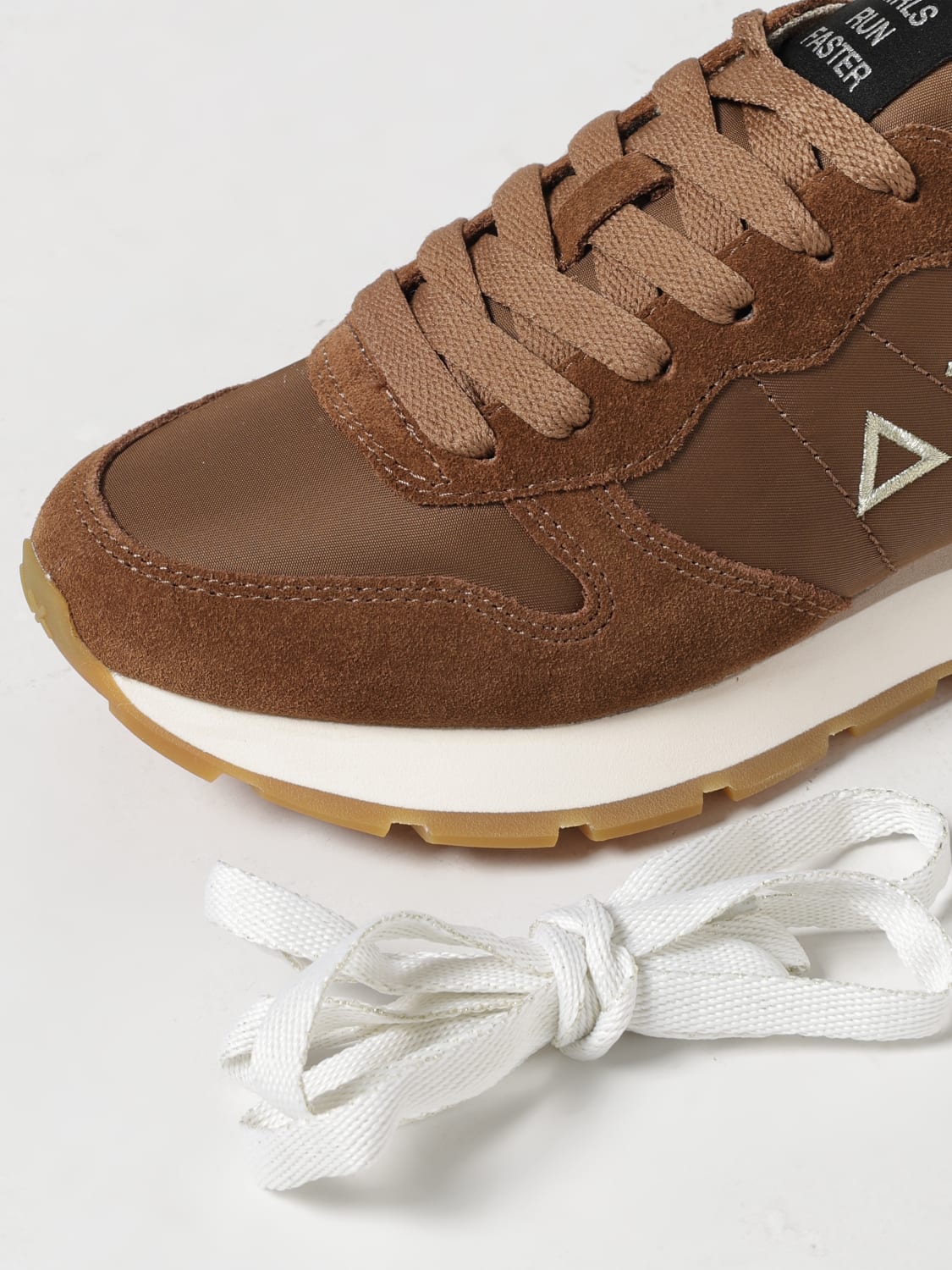 SUN68 BASKETS: Baskets femme SUN68, Marron - Img 4