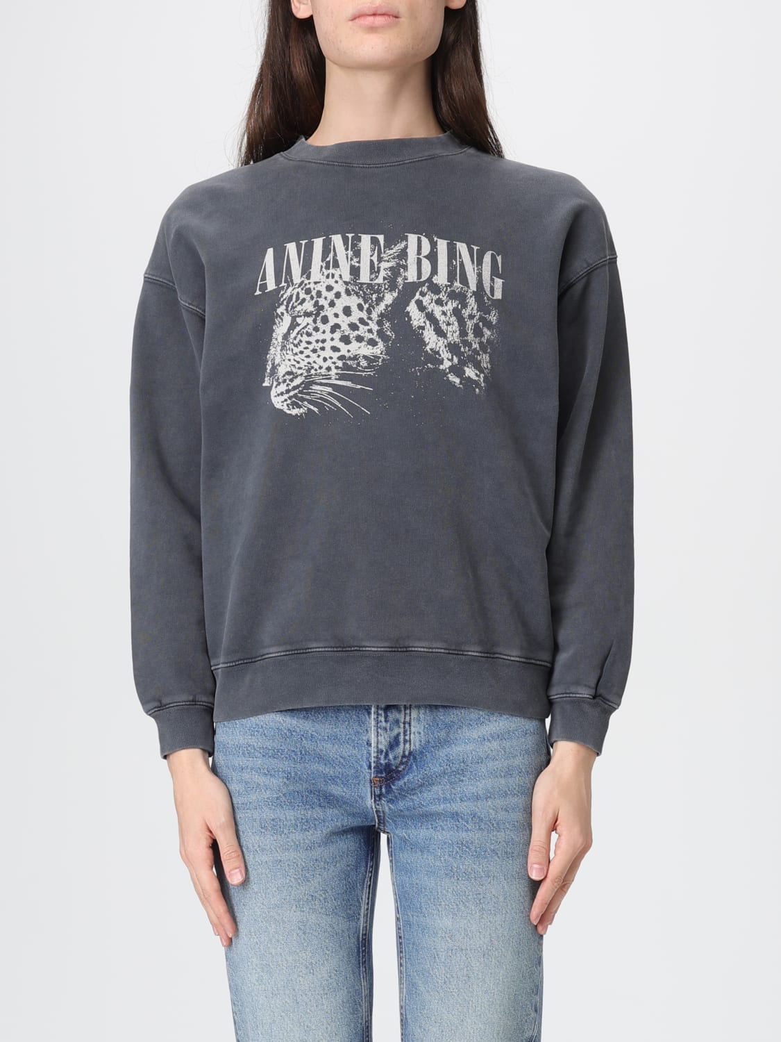 ANINE BING SWEATSHIRT: Sweatshirt woman Anine Bing, Black - Img 1