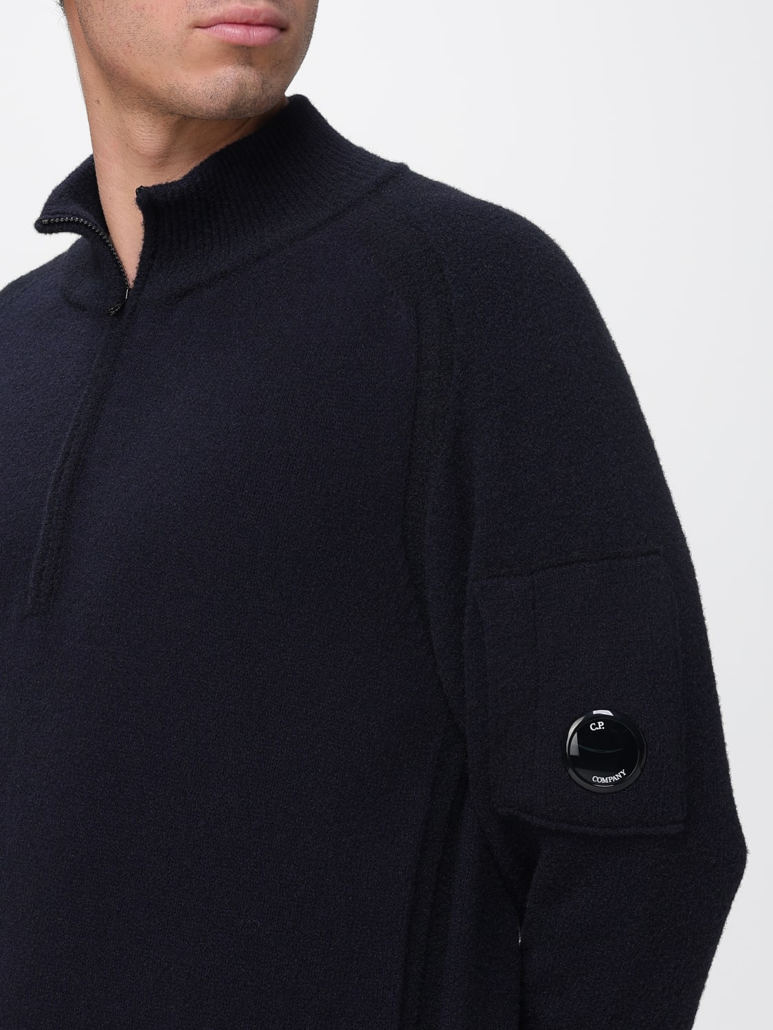 C.P. COMPANY SWEATER: Sweater men C.P. Company, Blue - Img 4