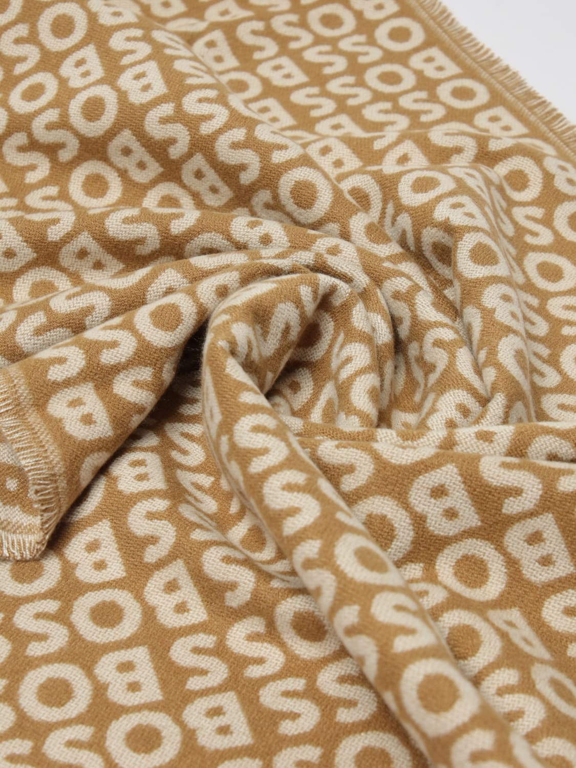 BOSS SCARF: Scarf men Boss, Beige - Img 3