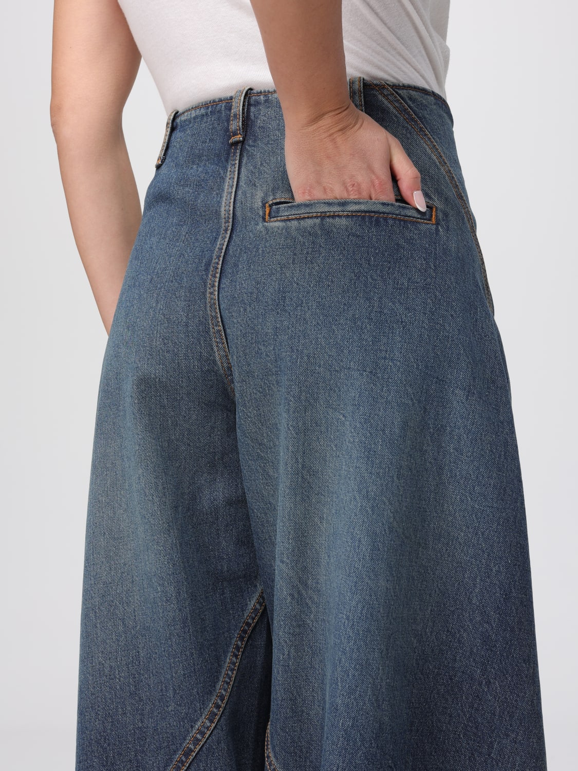 ALAÏA JEANS: Jeans woman AlaÏa, Blue - Img 5