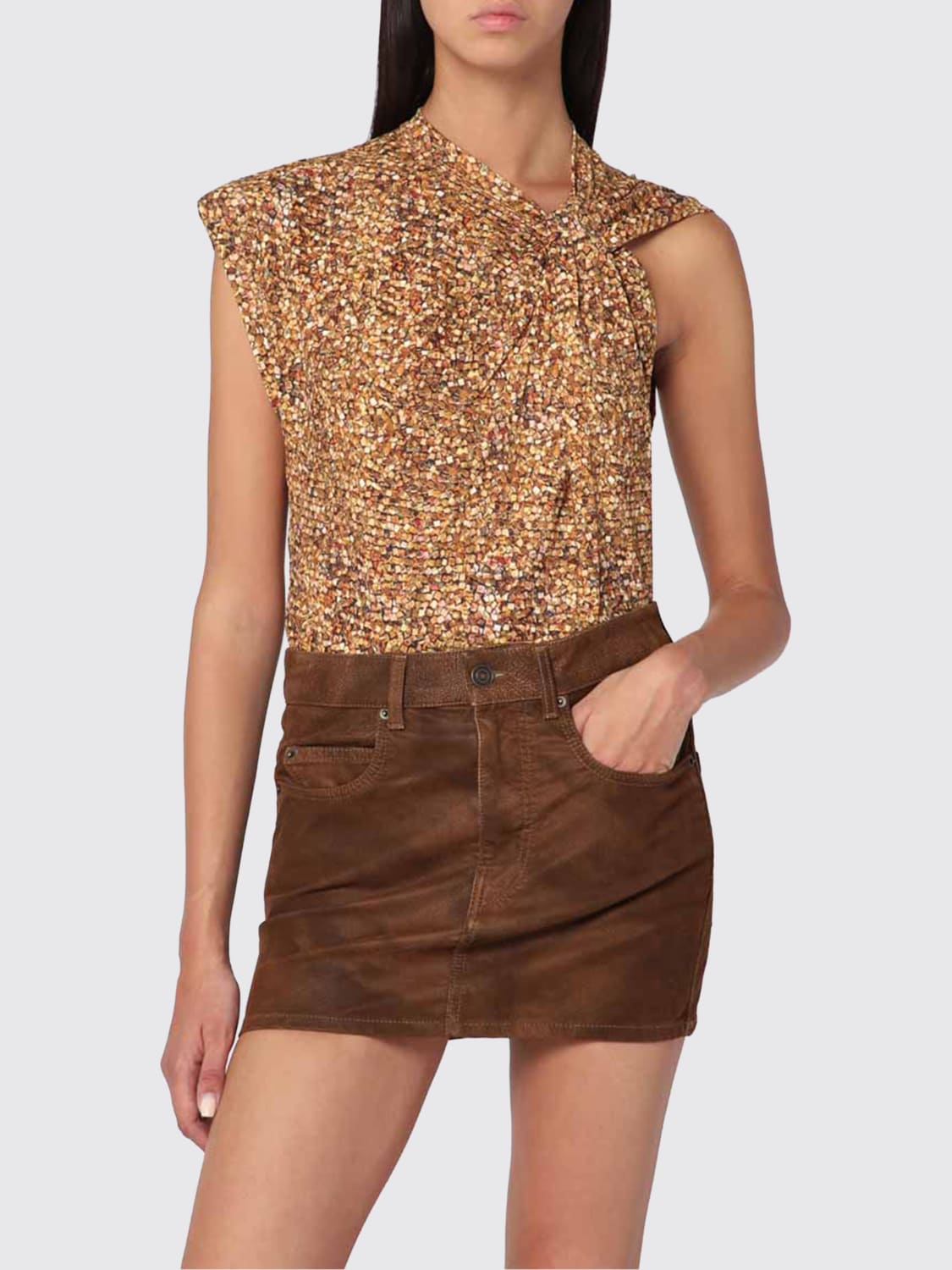 ISABEL MARANT TOP: T-shirt damen Isabel Marant, Ocker - Img 4