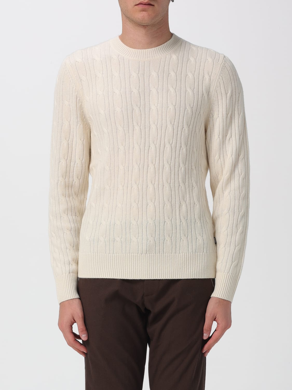 BOSS SWEATER: Sweater men Boss, White - Img 1
