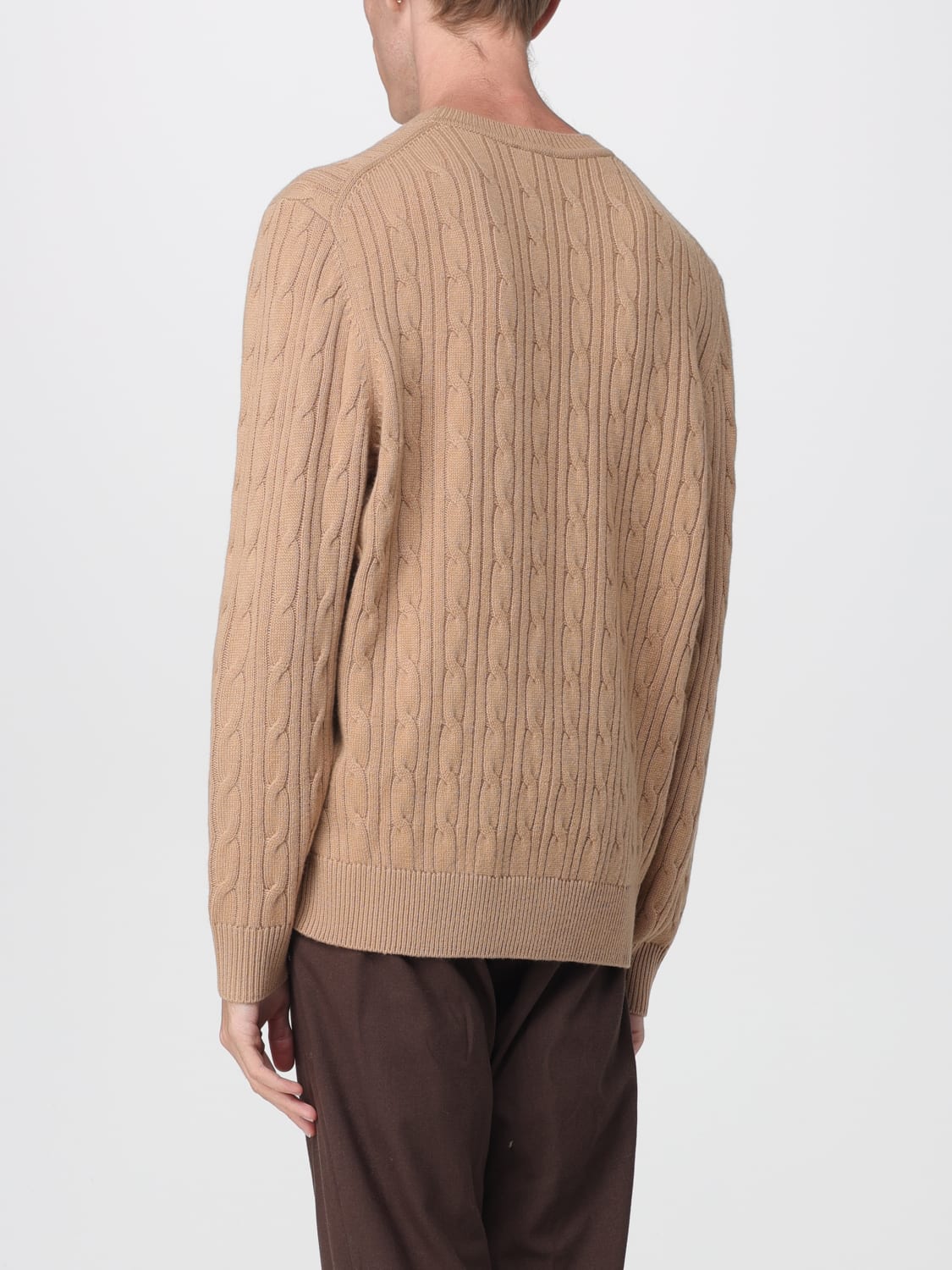 BOSS SWEATER: Sweater men Boss, Camel - Img 2