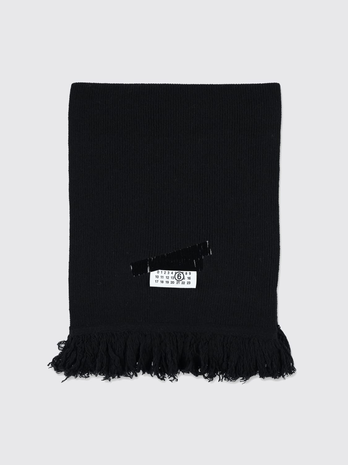 MM6 MAISON MARGIELA SCARF: Scarf woman Mm6 Maison Margiela, Black - Img 1
