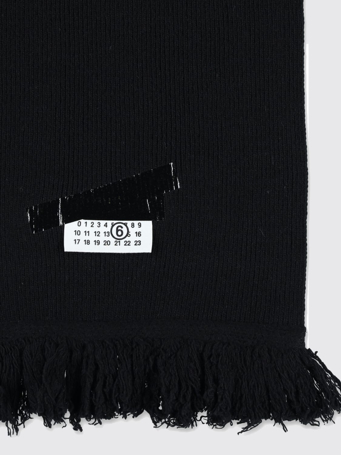 MM6 MAISON MARGIELA SCARF: Scarf woman Mm6 Maison Margiela, Black - Img 3