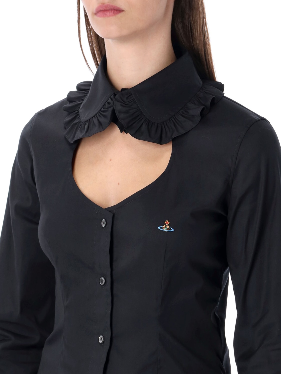 VIVIENNE WESTWOOD HEMDBLUSE: T-shirt damen Vivienne Westwood, Schwarz - Img 3