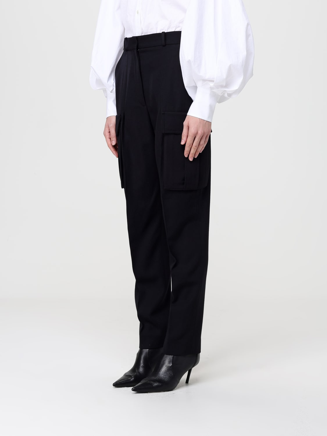 BALMAIN PANTALONES: Pantalones mujer Balmain, Negro - Img 3