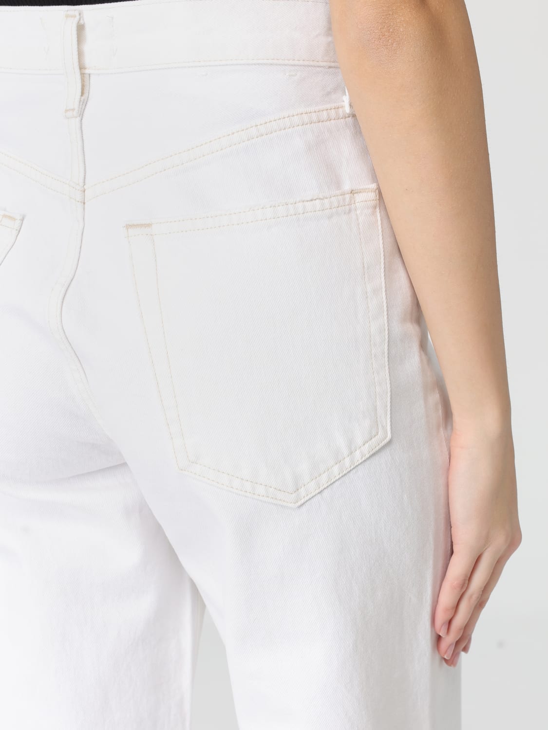 AGOLDE JEANS: Jeans straight Agolde in denim , Latte - Img 3