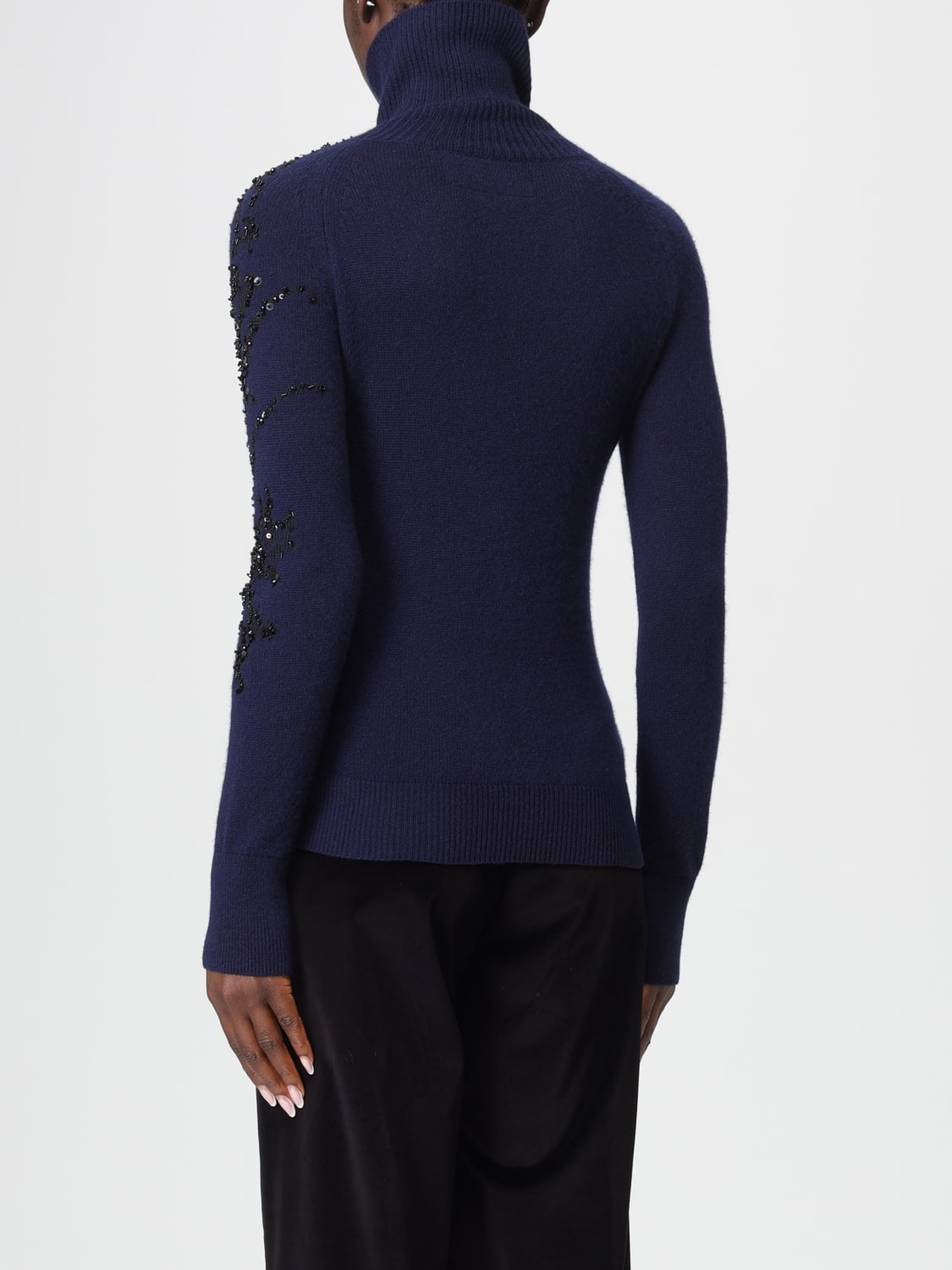 ERMANNO SCERVINO PULLOVER: Pullover damen Ermanno Scervino, Marine - Img 2