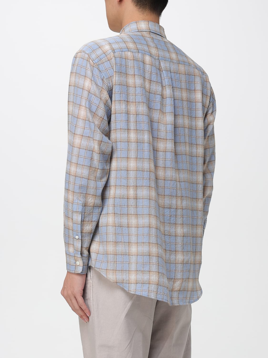 AURALEE SHIRT: T-shirt men Auralee, Blue - Img 2