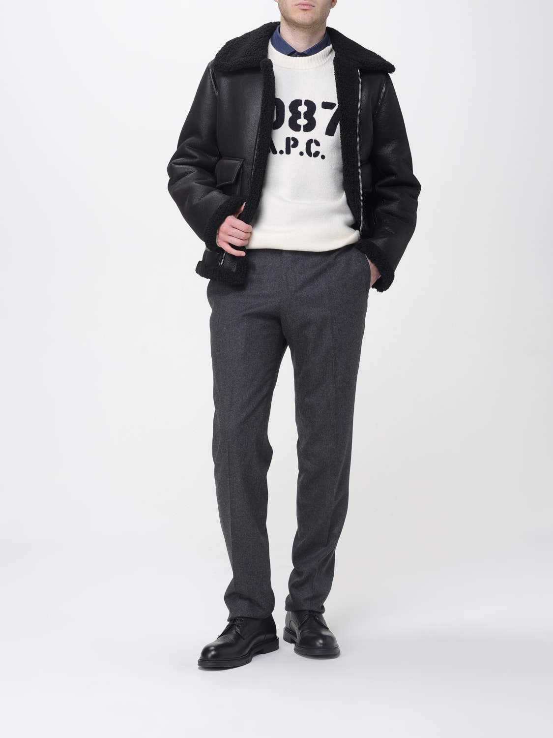 A.P.C. JACKET: Blazer men A.P.C., Black - Img 2