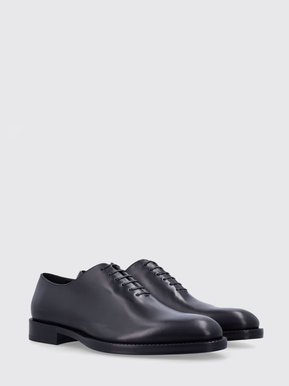FERRAGAMO BROGUE SHOES: Brogue shoes men Ferragamo, Black - Img 2