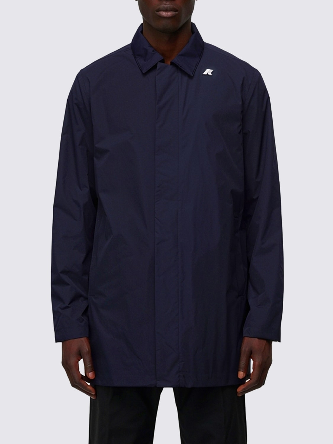 K-WAY CHAQUETA: Abrigo hombre K-way, Azul Oscuro - Img 1