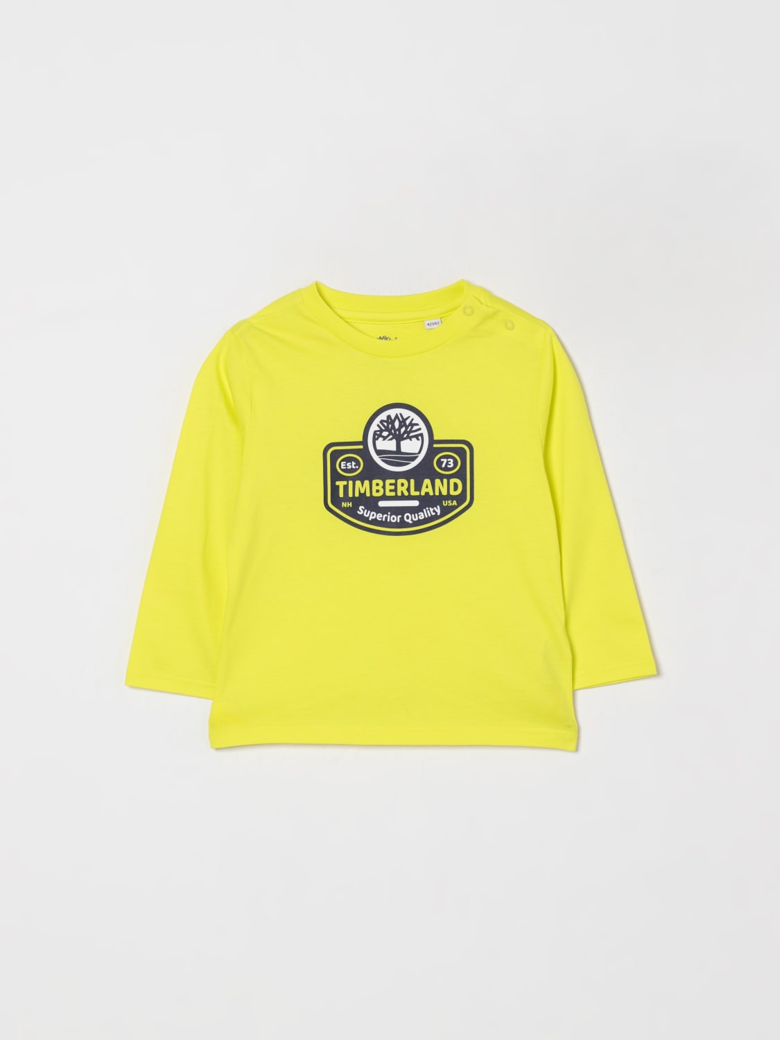 TIMBERLAND T-SHIRT: T-shirt kids Timberland, Yellow - Img 1