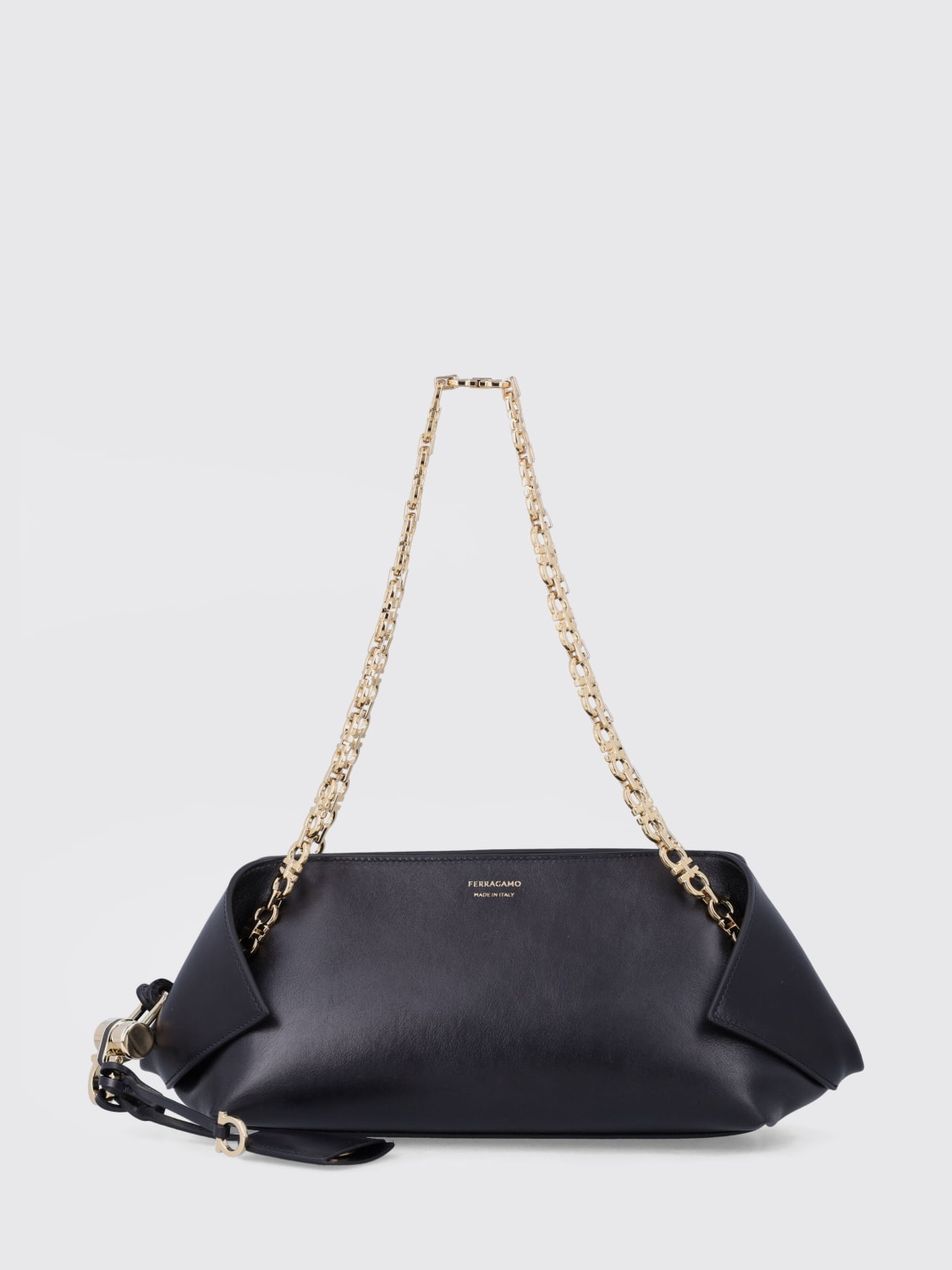 FERRAGAMO SAC PORTÉ ÉPAULE: Sac à main femme Ferragamo, Noir - Img 1
