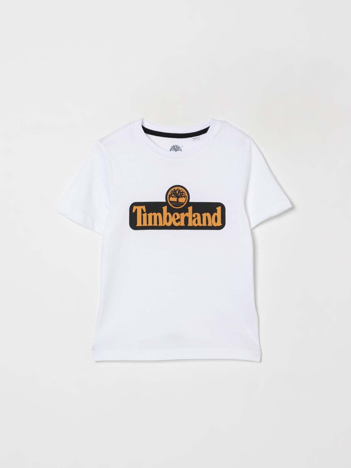 TIMBERLAND T-SHIRT: T-shirt kids Timberland, White - Img 1