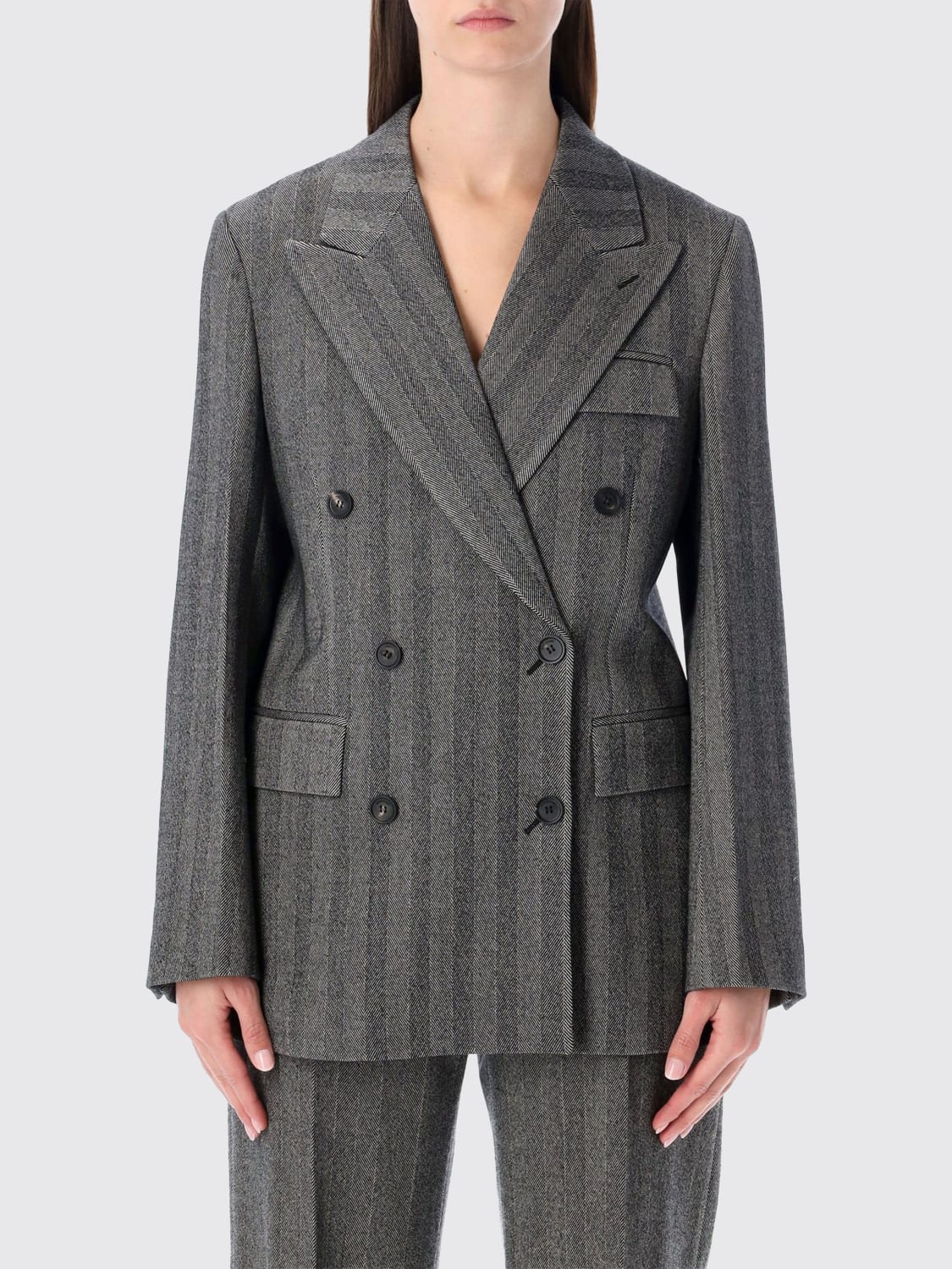 FERRAGAMO JACKET: Blazer woman Ferragamo, Black - Img 1