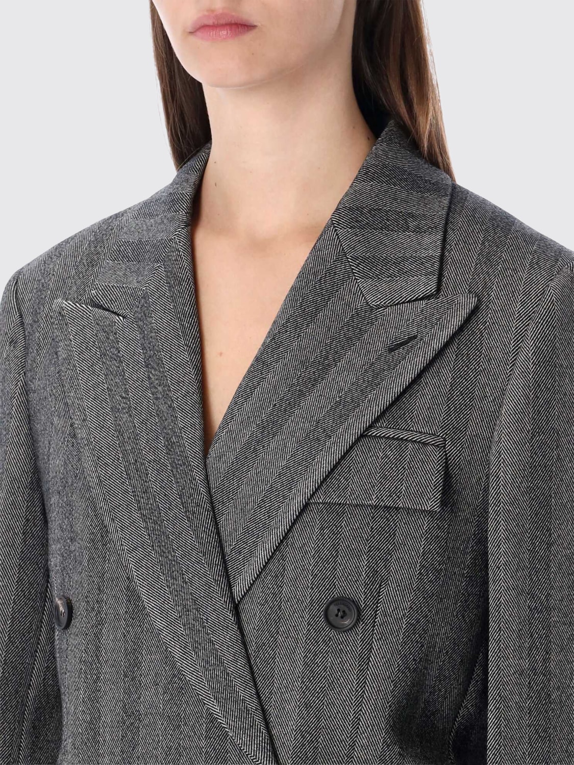 FERRAGAMO JACKET: Blazer woman Ferragamo, Black - Img 3