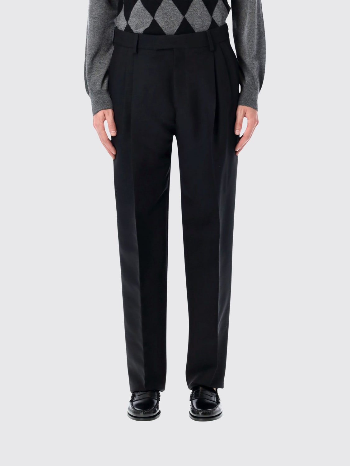 FERRAGAMO PANTS: Pants men Ferragamo, Black - Img 1