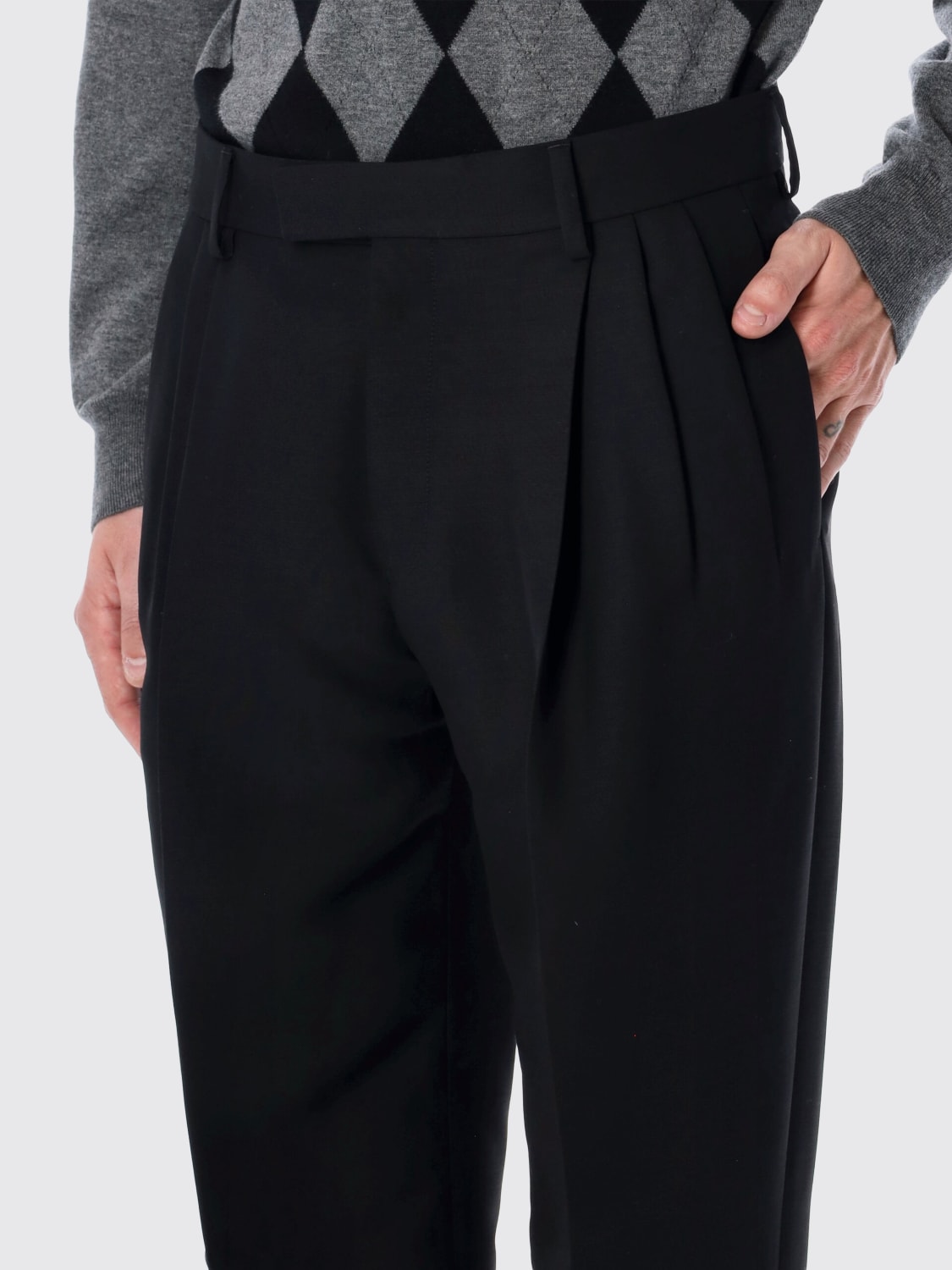 FERRAGAMO PANTS: Pants men Ferragamo, Black - Img 3