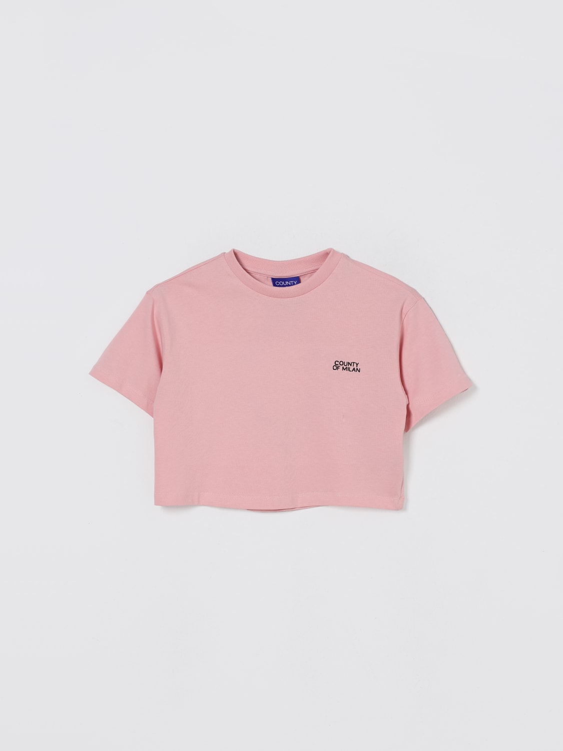 COUNTY OF MILAN T-SHIRT: T-shirt kids County Of Milan, Pink - Img 1