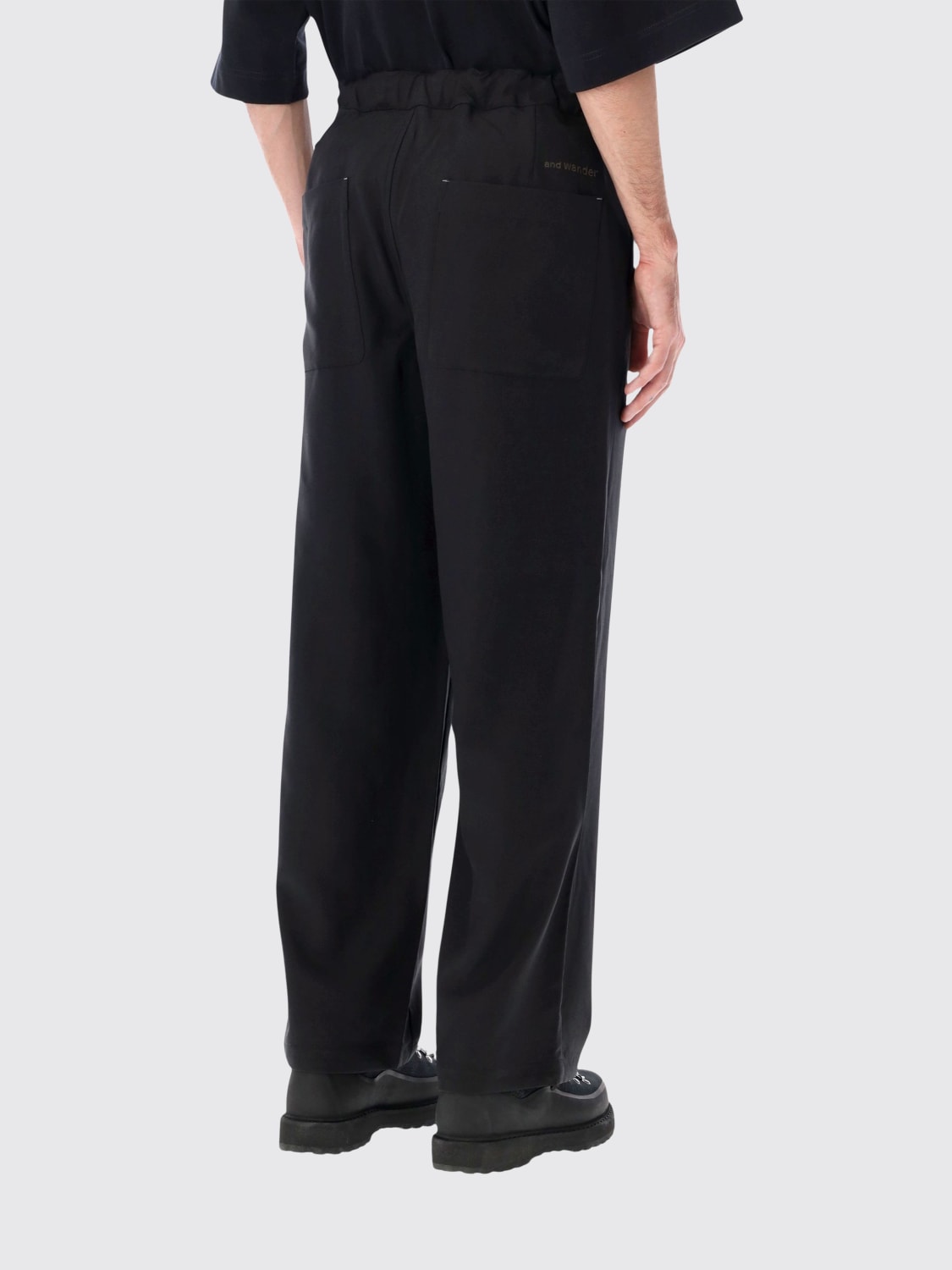 AND WANDER PANTS: Pants men And Wander, Black - Img 2