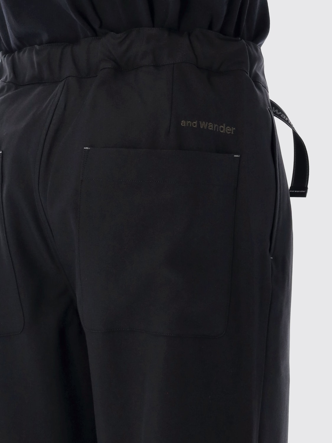 AND WANDER PANTS: Pants men And Wander, Black - Img 3