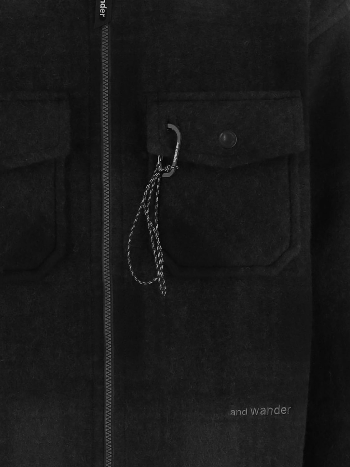 AND WANDER JACKET: Jacket men And Wander, Black - Img 3