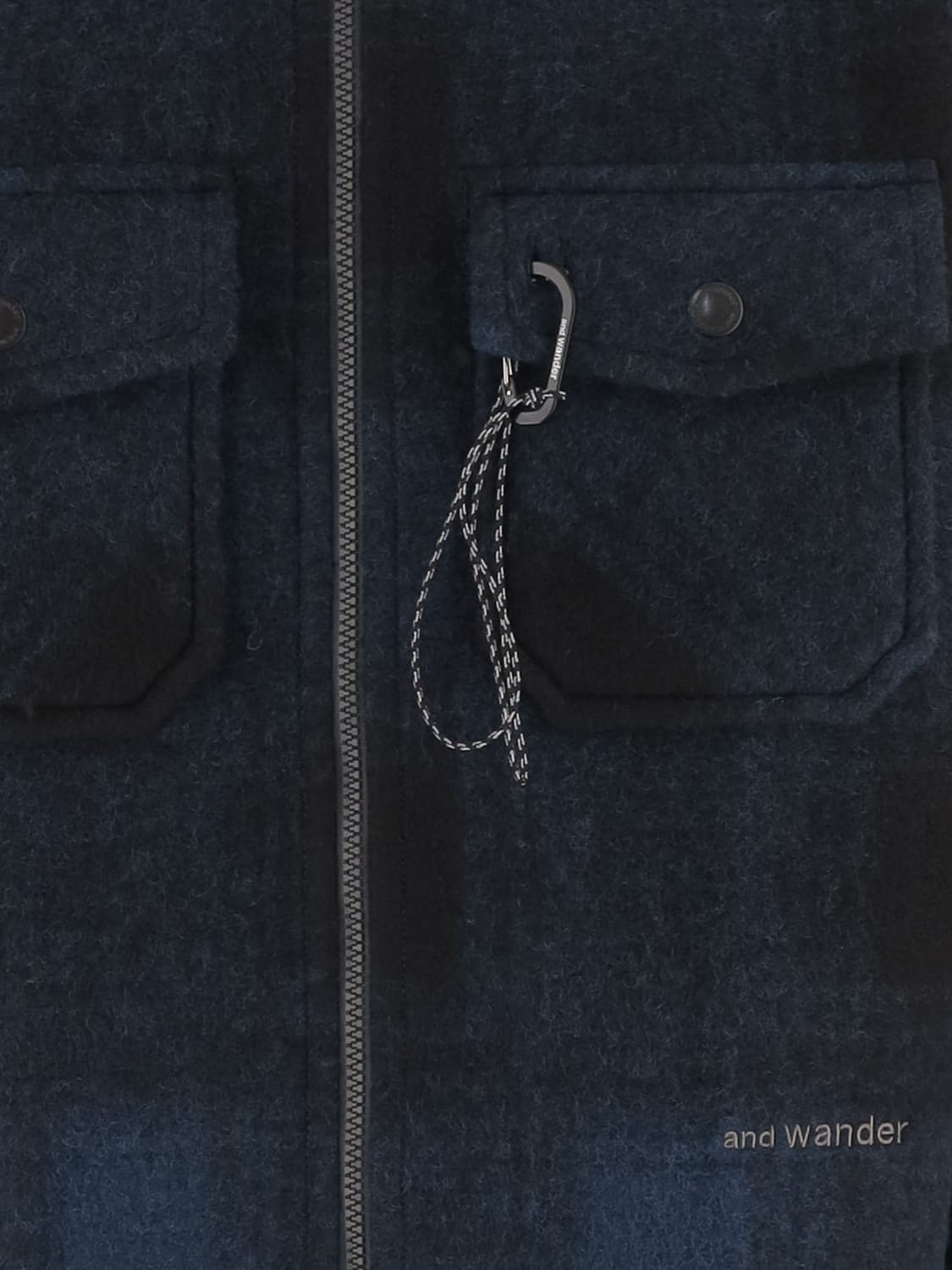 AND WANDER JACKET: Jacket men And Wander, Blue - Img 3