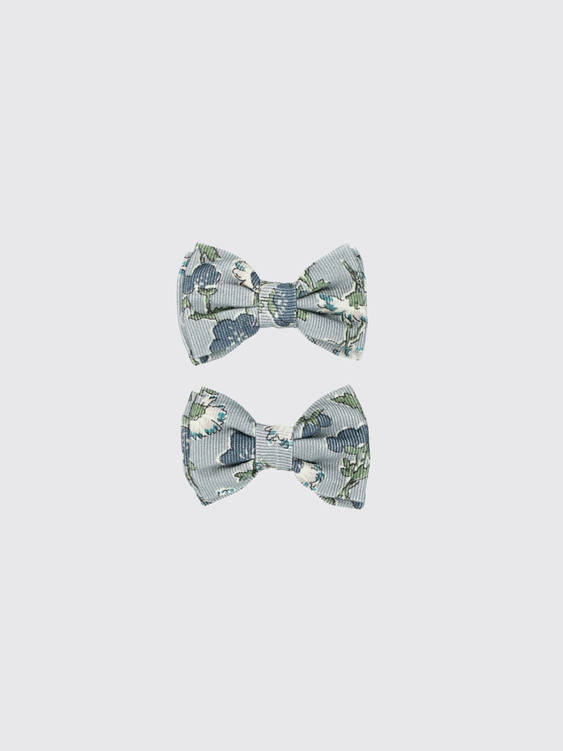 BONPOINT HAIR CLIP: Bow tie kids Bonpoint, Grey - Img 1