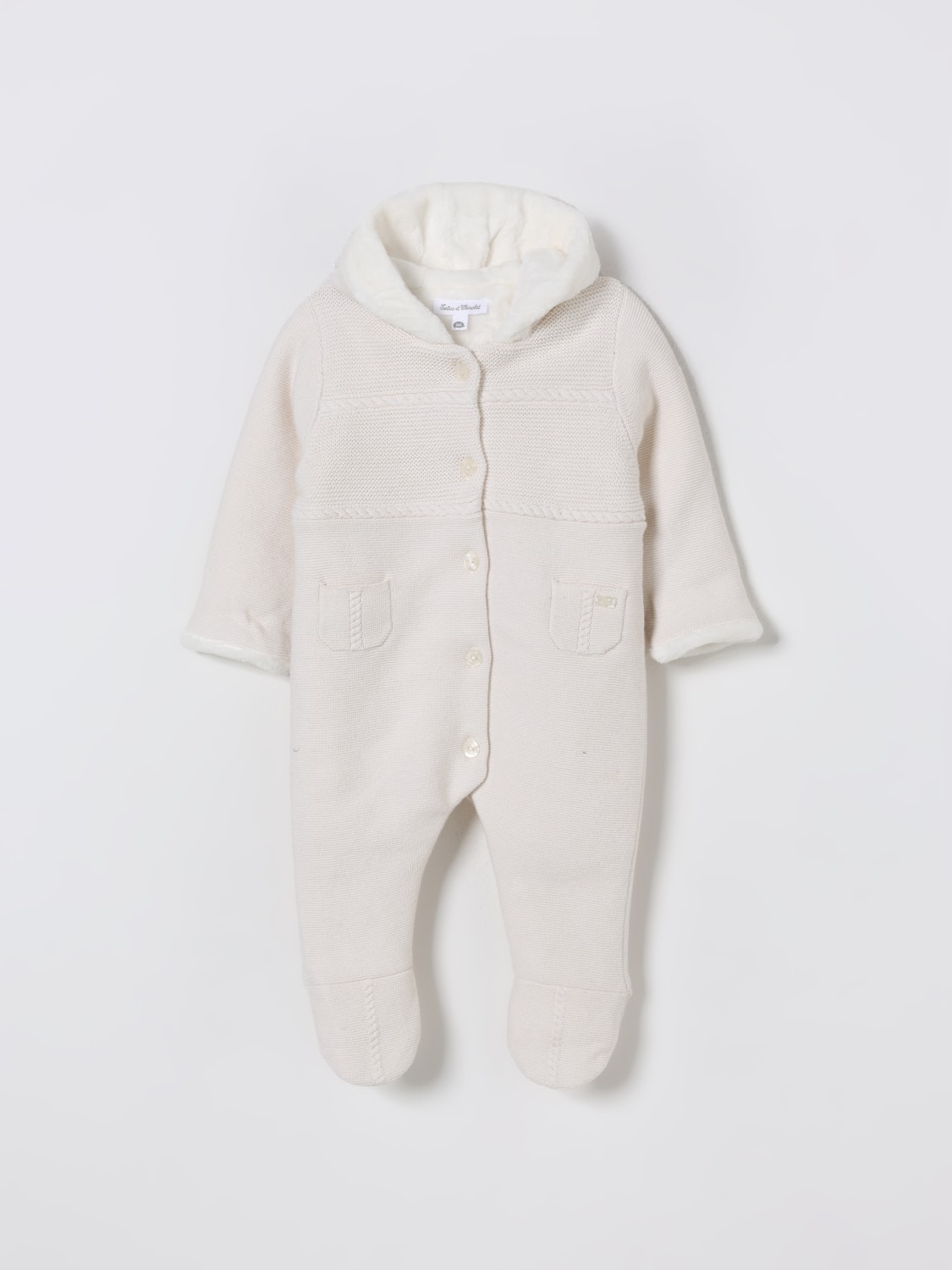 TARTINE ET CHOCOLAT TRACKSUIT: Jacket kids Tartine Et Chocolat, White - Img 1