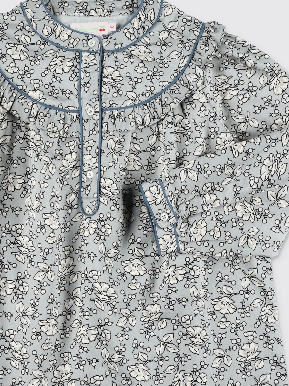 BONPOINT VESTIDO: Vestido niños Bonpoint, Gris - Img 3