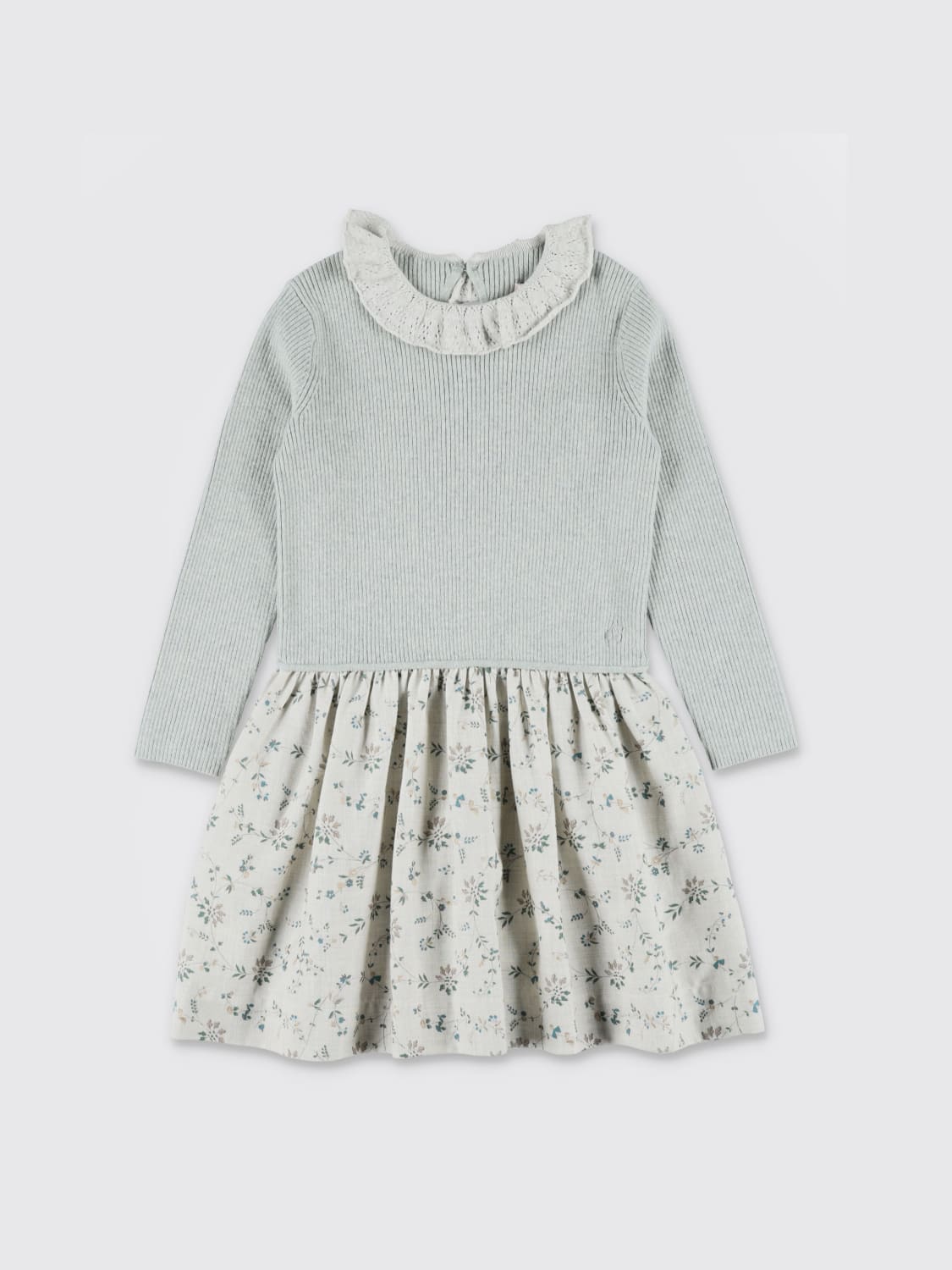 BONPOINT ROBE: Robe enfant Bonpoint, Vert - Img 1