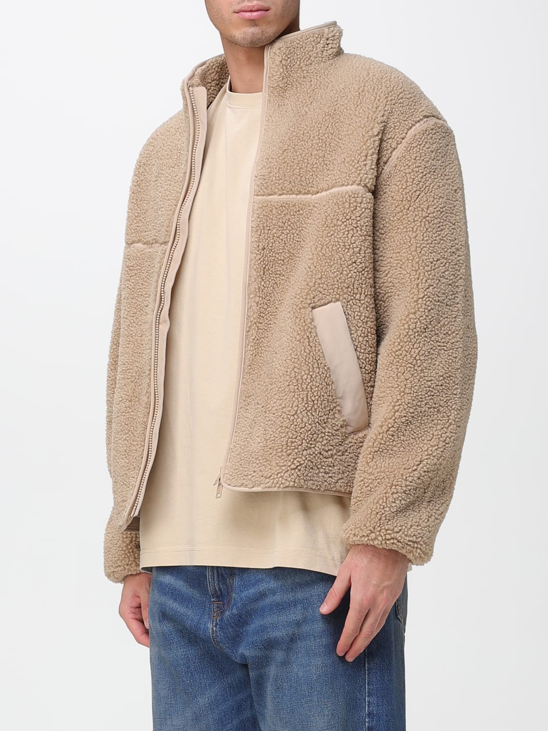 MAISON KITSUNÉ JACKE: Blazer herren Maison KitsunÉ, Beige - Img 3