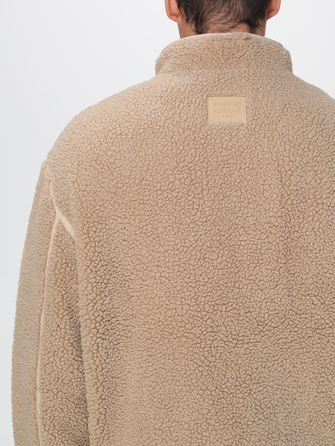 MAISON KITSUNÉ JACKE: Blazer herren Maison KitsunÉ, Beige - Img 4