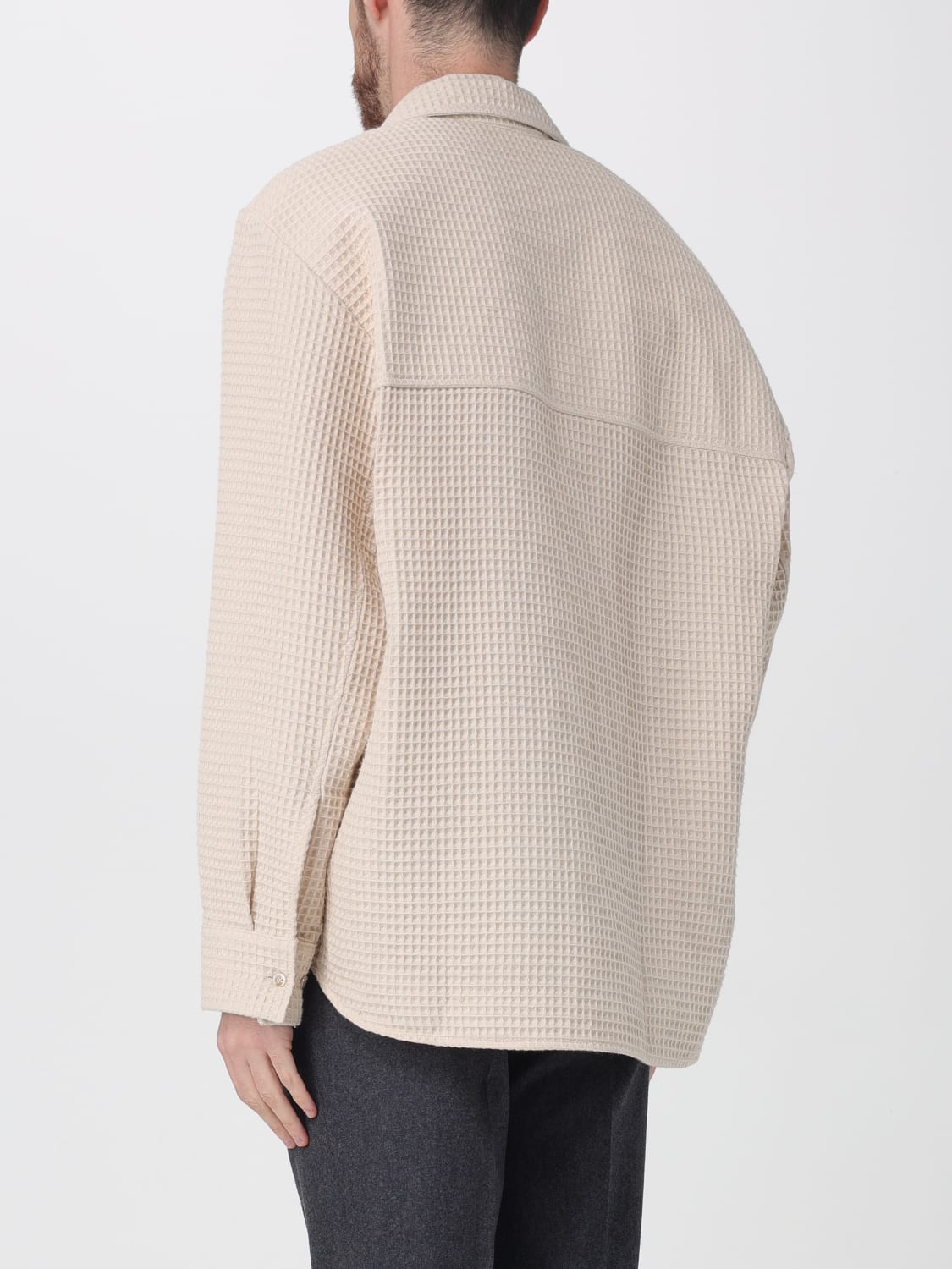 SÉFR 衬衫: 衬衫 男士 SÉfr, 象牙色 - Img 2