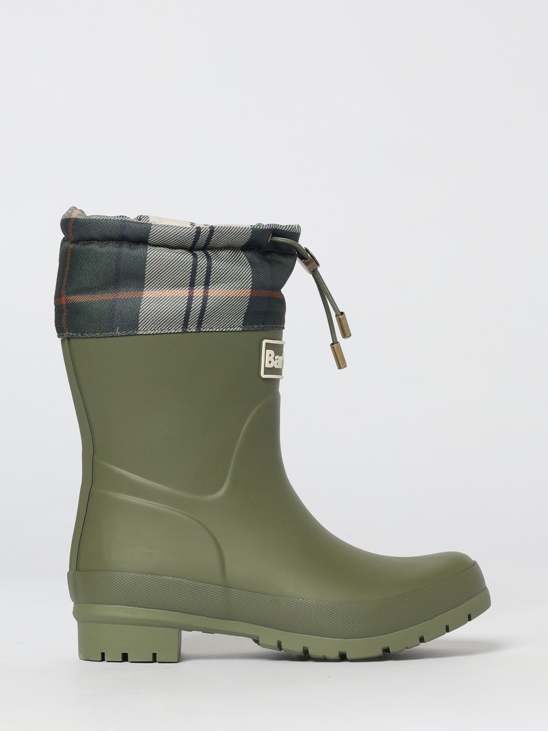 BARBOUR BOOTS: Flat ankle boot woman Barbour, Green - Img 1