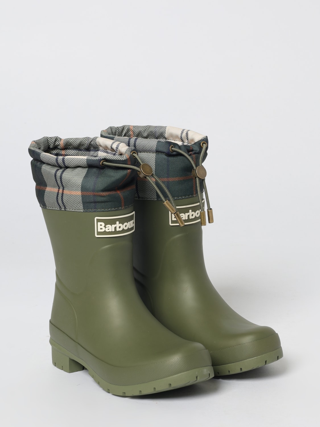 BARBOUR BOOTS: Flat ankle boot woman Barbour, Green - Img 2